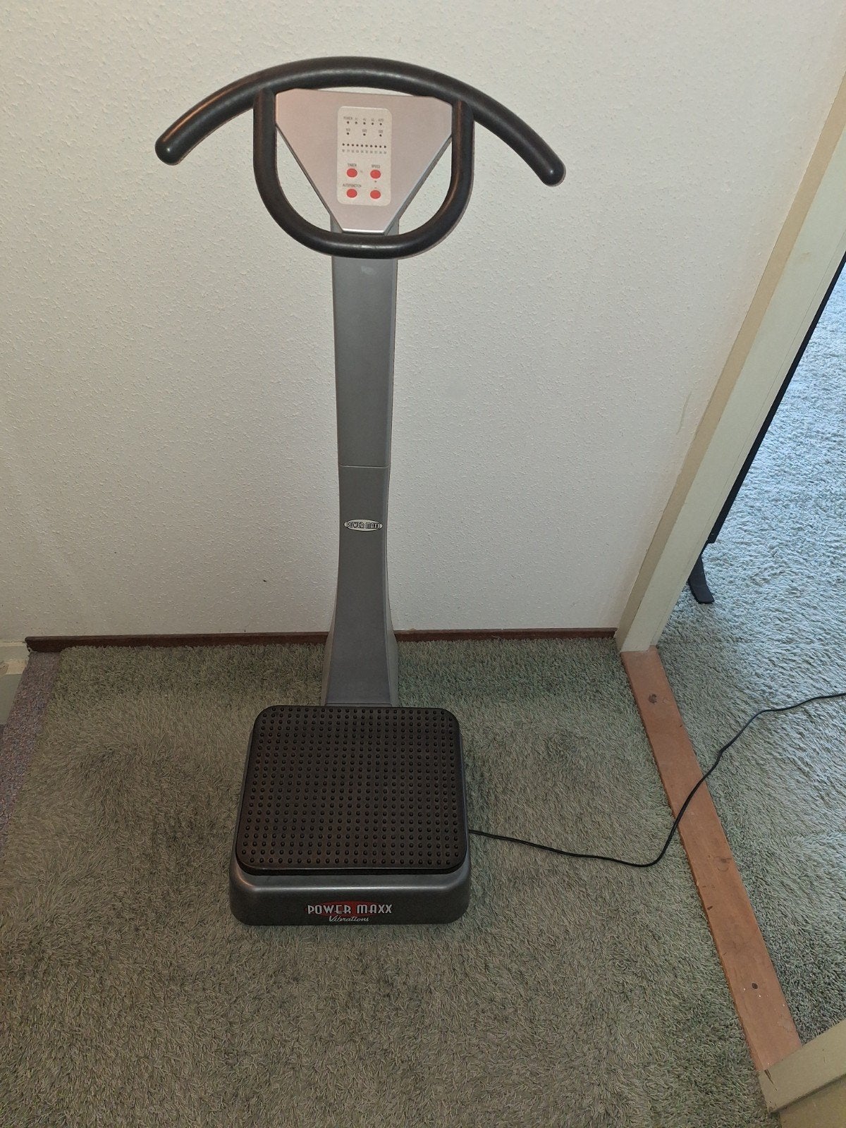 Power Maxx Vibrations Trilplaat - Goed Werkend, Sport en Fitness, Ophalen, Trilplaat, Metaal, Buik
