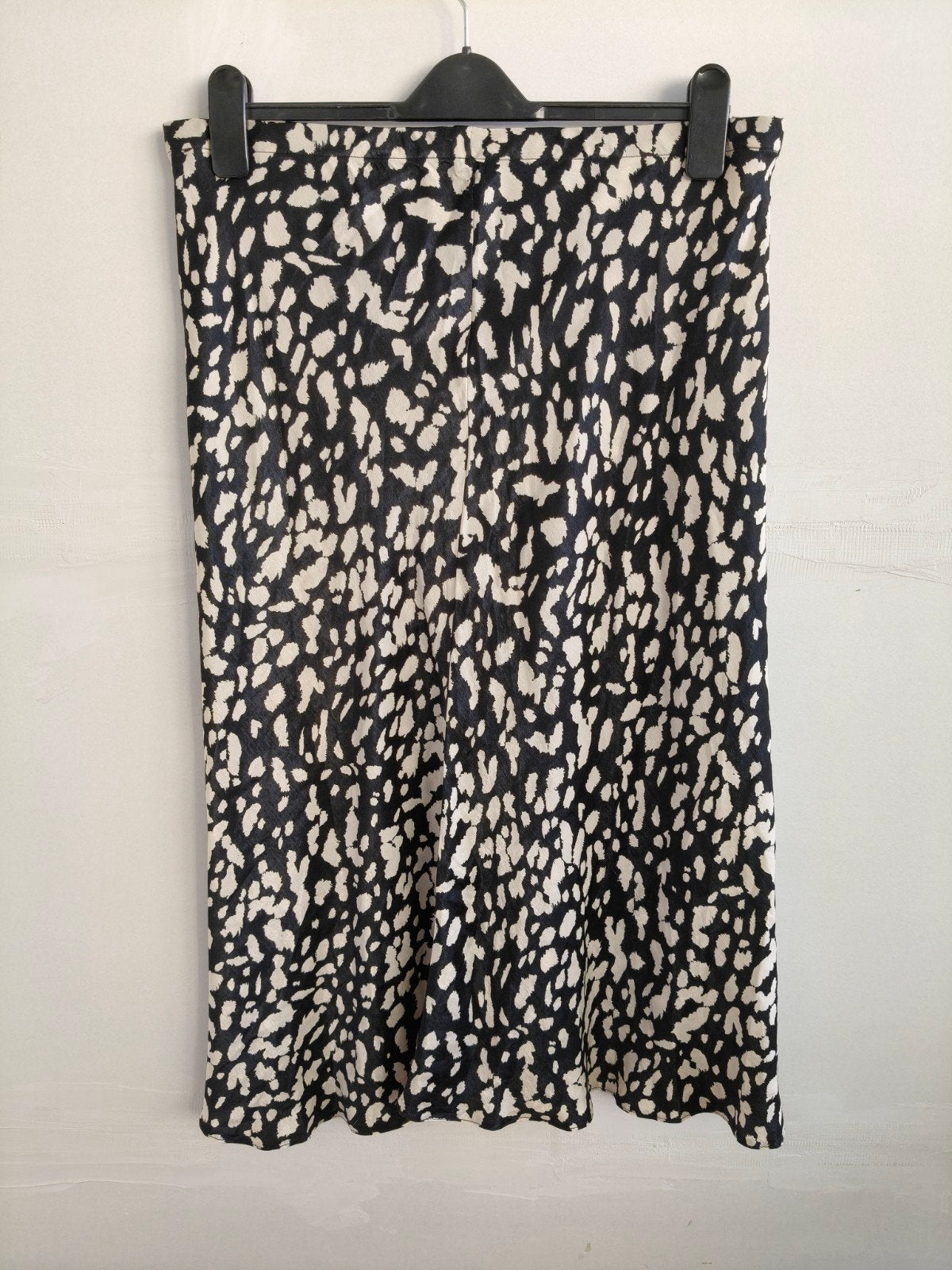 Seven Sisters Satin Cheetah Rok - Nieuw met kaartje, Kleding | Dames, Zwart, Maat 42/44 (L), Nieuw, Onder de knie