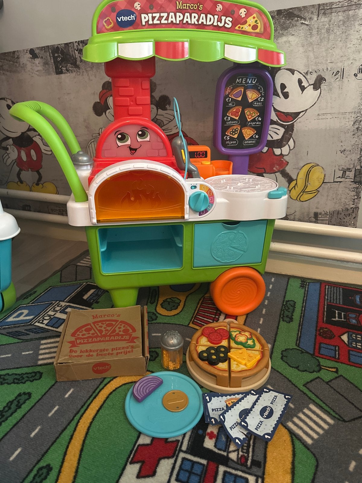 VTech Marco's Pizzaparadijs Speelset, Ophalen, Zo goed als nieuw, Overige typen, Met licht