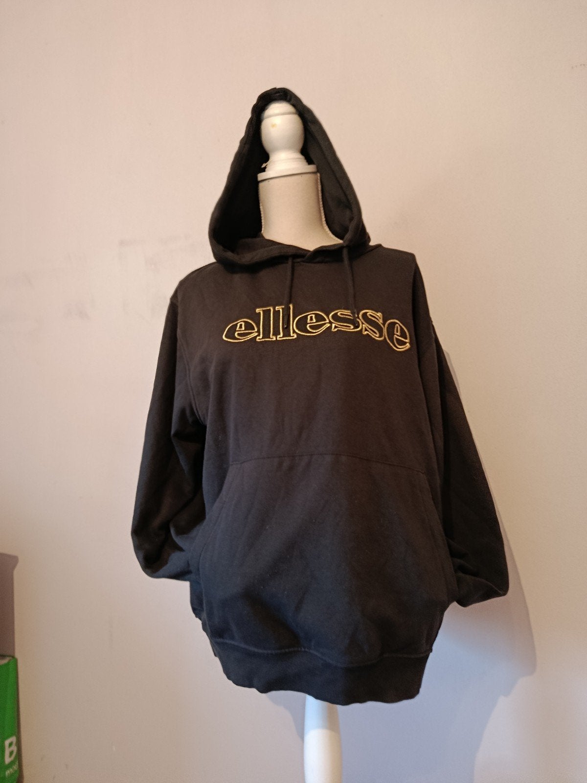 Vintage hoody ellesse xl, Ellesse, Zwart, Maat 46/48 (XL) of groter, Ophalen of Verzenden
