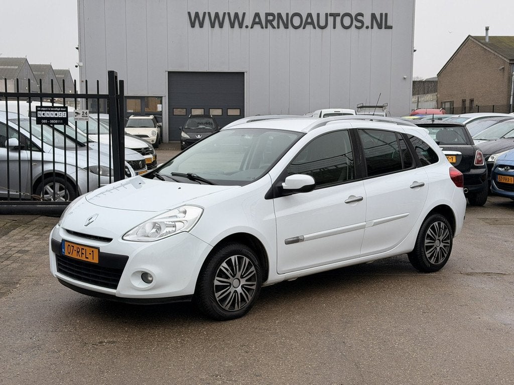 Renault Clio Estate 1.2-16V Authentique, AIRCO, ELEK-RAMEN,, Auto's, Renault, Voorwielaandrijving, Euro 5, Gebruikt, Zwart
