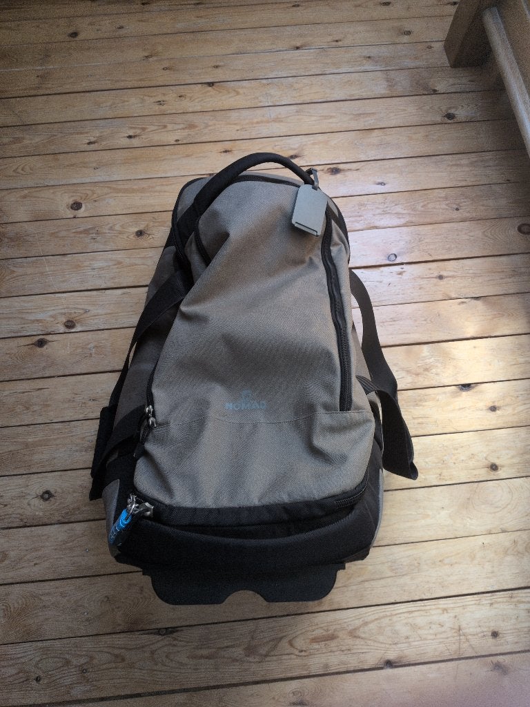 Rugtas op wieltjes, Zo goed als nieuw, Waterdicht, 60 cm of meer, Ophalen