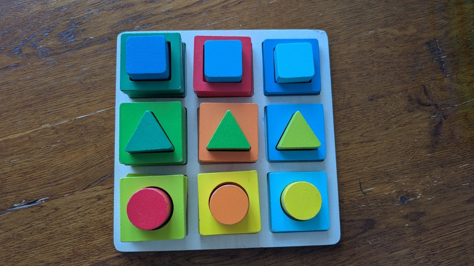 Houten vormen puzzel, Ophalen, 2 tot 4 jaar, Gebruikt, 10 tot 50 stukjes
