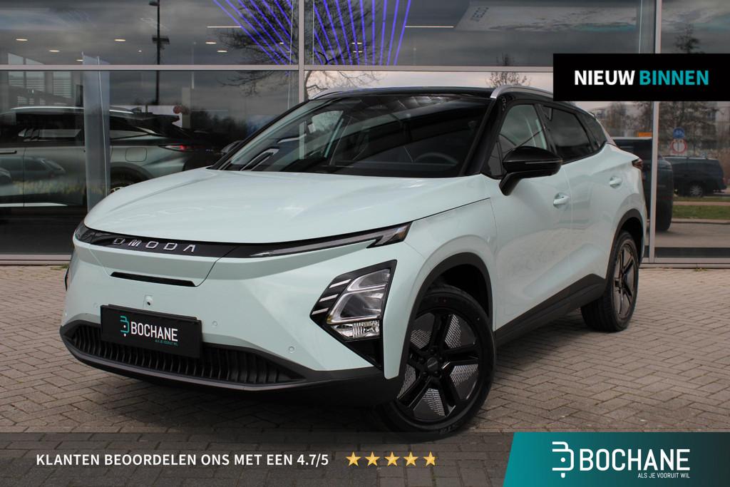 Omoda 5 EV Premium 61 kWh Aqua Green/ Black Roof, Auto's, 402 km, 204 pk, SUV of Terreinwagen, Te koop