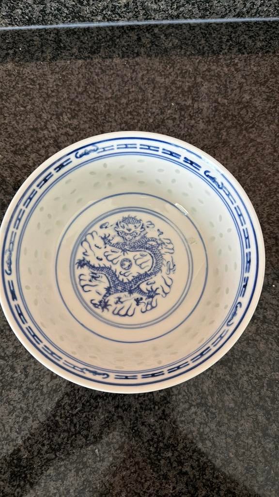 Chinese kom met draak, Ophalen of Verzenden