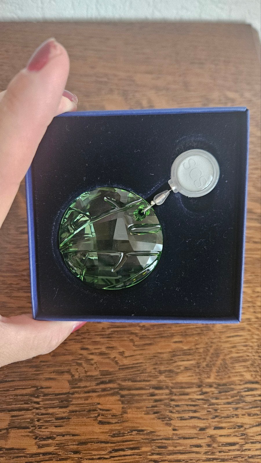 Swarovski SCS Jaarlijkse Editie 2009 Groen Kristallen Ornam, Verzamelen, Swarovski, Ophalen, Zo goed als nieuw, Figuurtje
