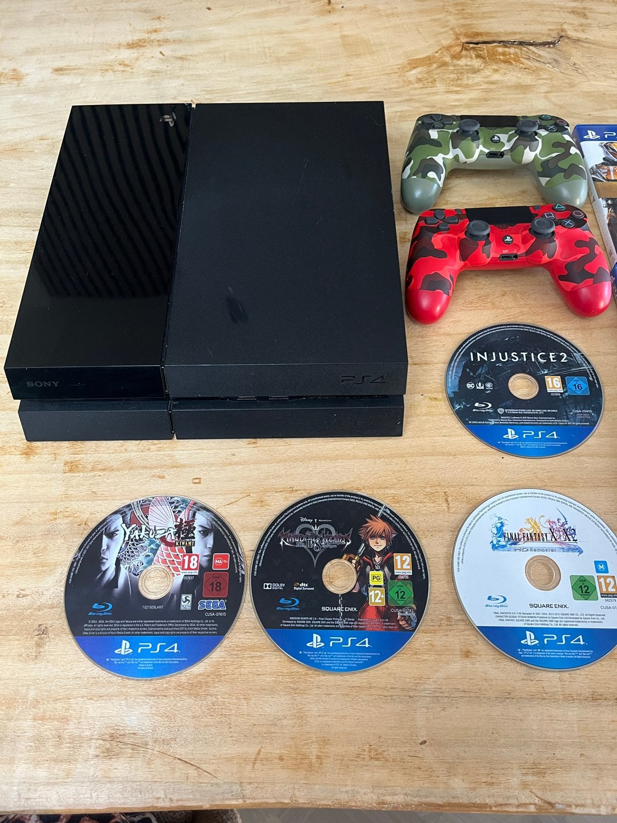 PlayStation 4 Slim met 2 controllers en games, Spelcomputers en Games, Met 2 controllers, Ophalen of Verzenden, Slim, 500 GB