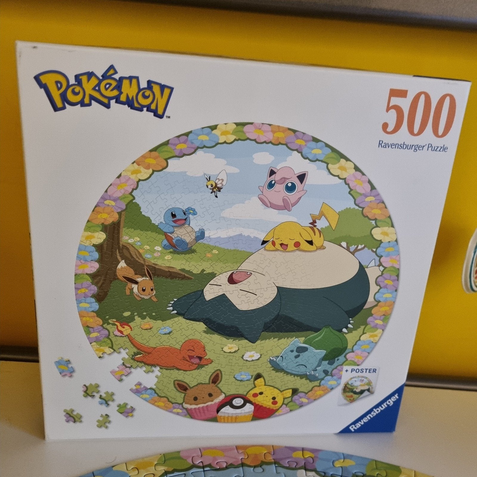 Pokémon Ravensburger Legpuzzel 500 stukjes Snorlax, Ophalen of Verzenden, Meer dan 50 stukjes, Zo goed als nieuw, 6 jaar of ouder