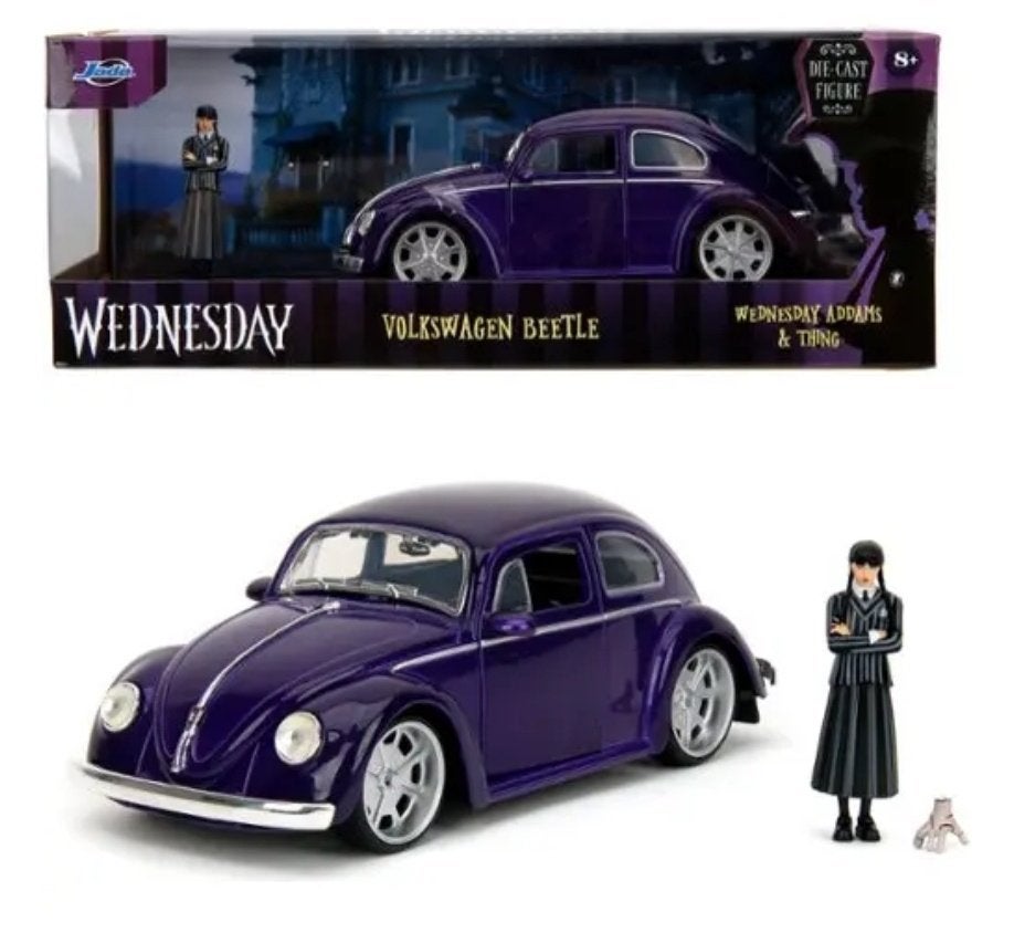 Volkswagen Beetle "Wednesday" Jada 1:24, Christian@diecastcompany.nl, Auto, Diecast Company, Nieuw