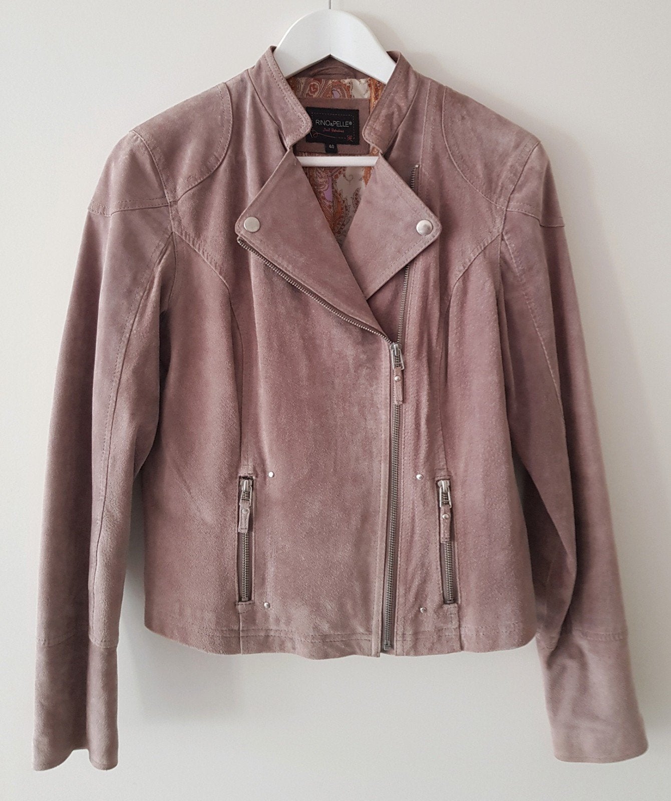 Mooi suede jas, Ophalen, Zo goed als nieuw, Maat 38/40 (M)