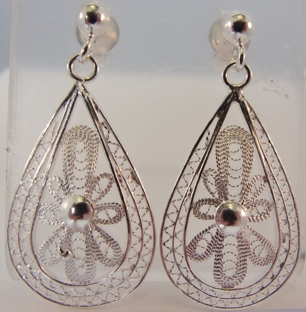 Nieuwe zilveren handgemaakte oorbellen, Sieraden, Tassen en Uiterlijk, Oorbellen, Hangers, Verzenden, Nieuw, Zilver