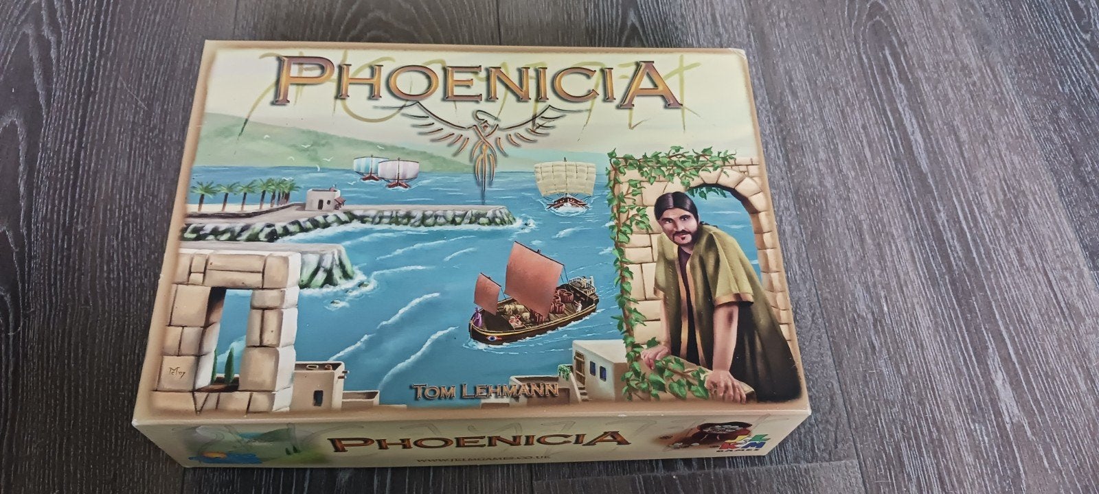 Nr 49) Phoenicia Bordspel - Strategisch Spel over Oude Besch, Drie of vier spelers, Ophalen of Verzenden, Gebruikt, Rio Grande Games