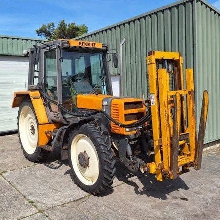 Trekker Renault TX80.14 heftmast, smalle banden,1.50 tractor, Gebruikt, Renault, Ophalen of Verzenden, Tot 80 Pk