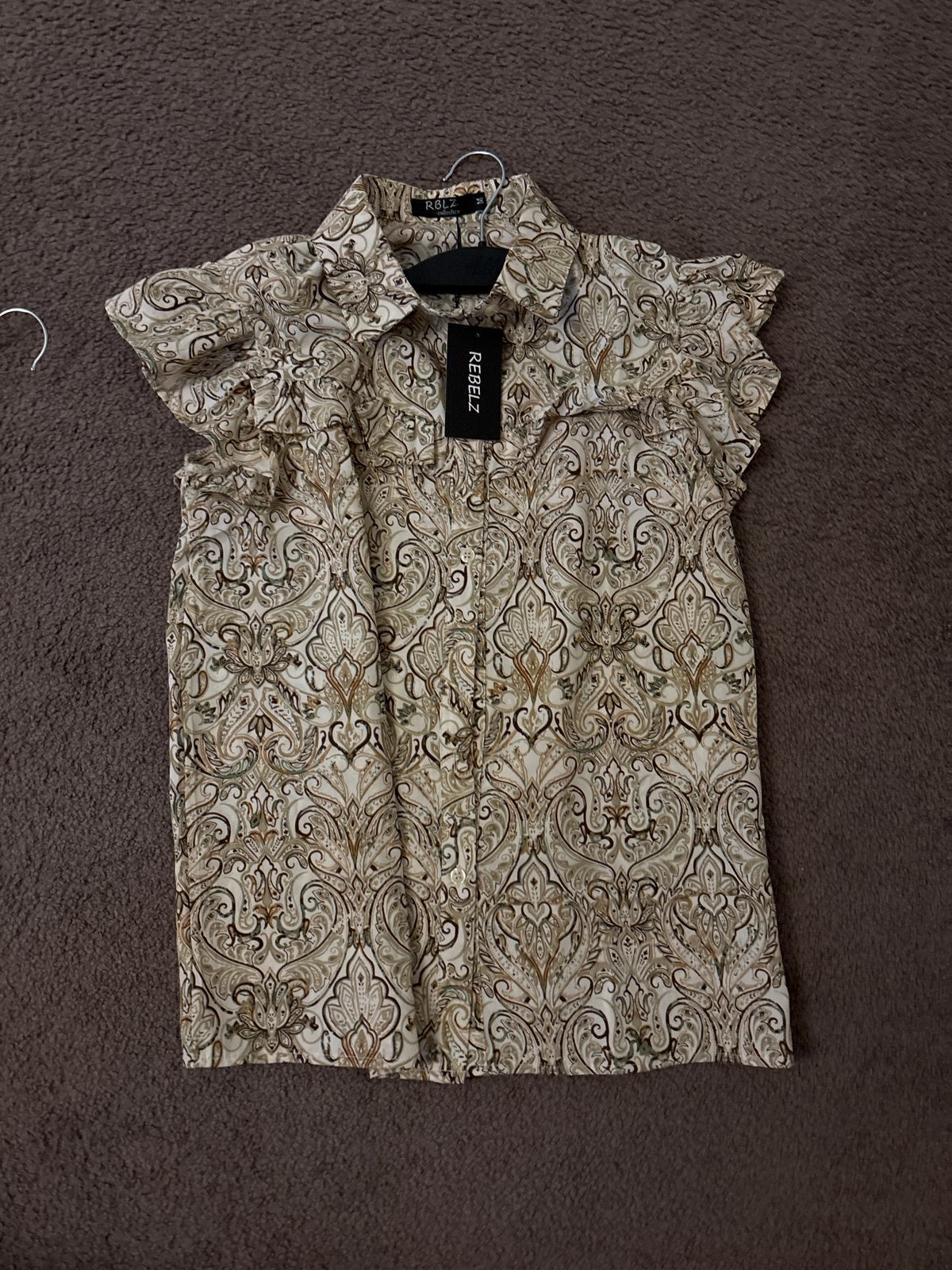 Rebelz Collection Paisley Blouse Maat M, Ophalen of Verzenden, Nieuw, Maat 38/40 (M), Meerkleurig