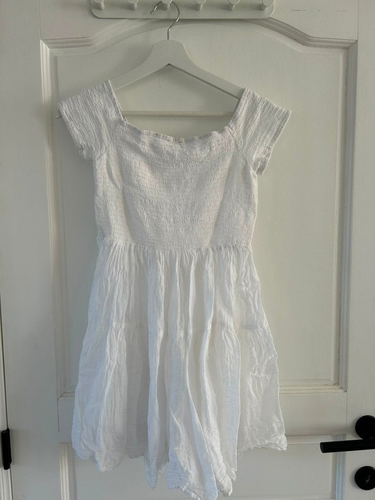 Zomerjurk Antica Santoria by Giacomo Cinque Napels, Kleding | Dames, Wit, Giacomo Cinque, Ophalen of Verzenden, Zo goed als nieuw