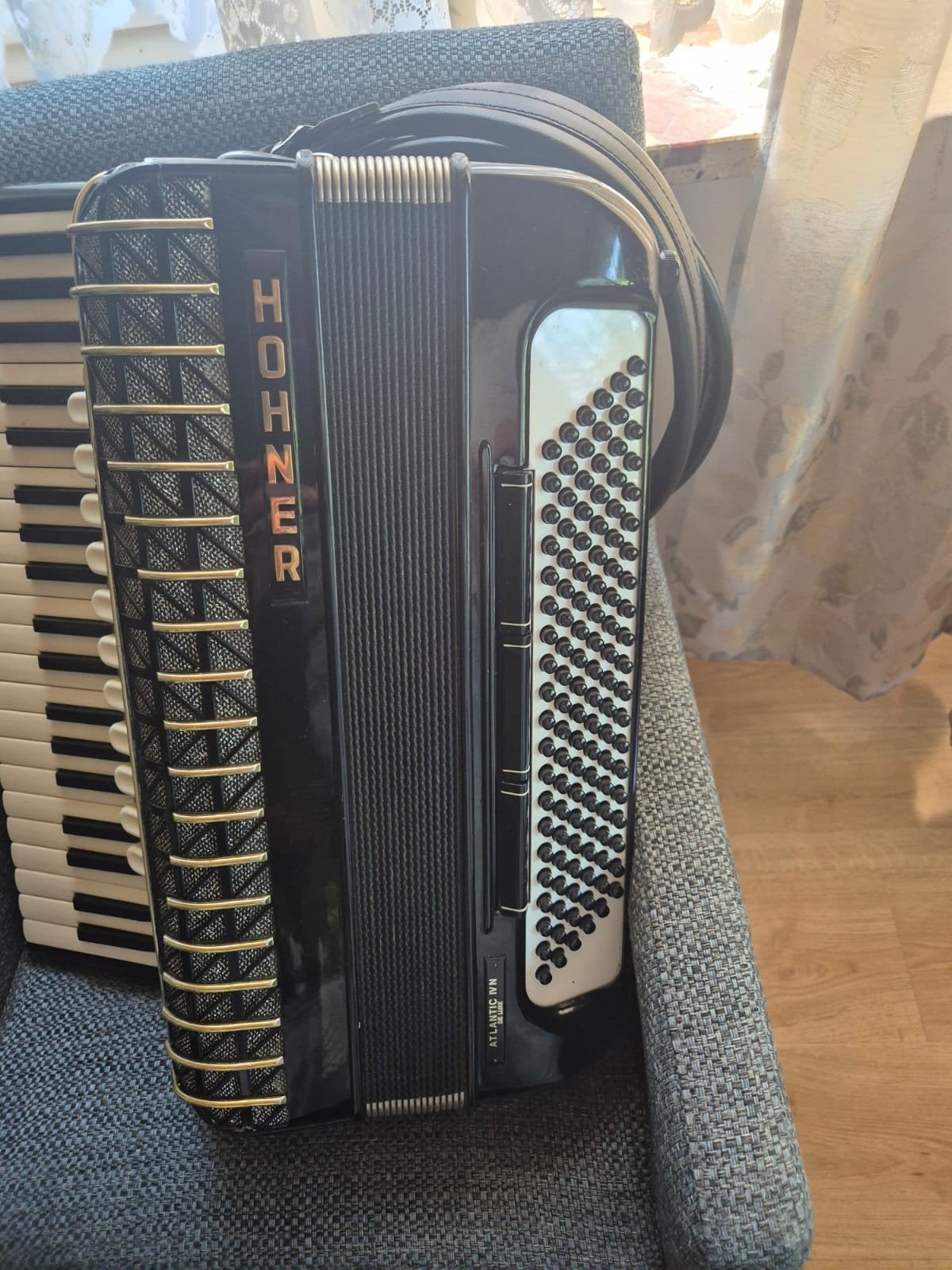 Atlantische lV n de luxe accordion, Verzenden, 120-bas, Overige merken