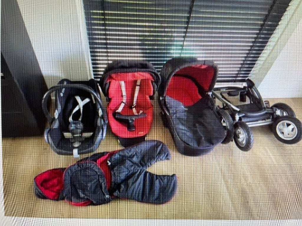 Maxi Cosi Mura Rood, Ophalen, Gebruikt, Luchtbanden, Combiwagen
