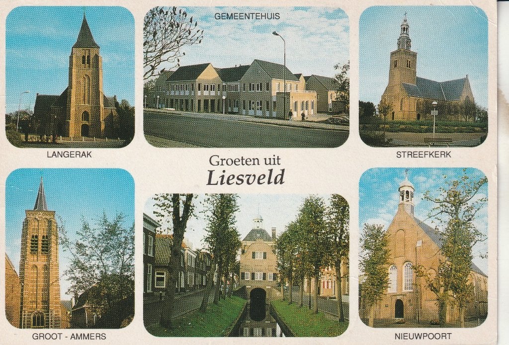 Groeten uit Liesveld, Ophalen of Verzenden, 1980 tot heden, Gelopen, Zuid-Holland