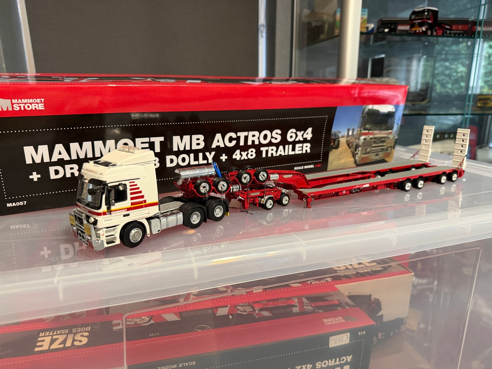 Drake/WSI Mammoet MB Actros 6x4 + Dolly + 4x8 trailer, Ophalen of Verzenden, Zo goed als nieuw, Overige merken