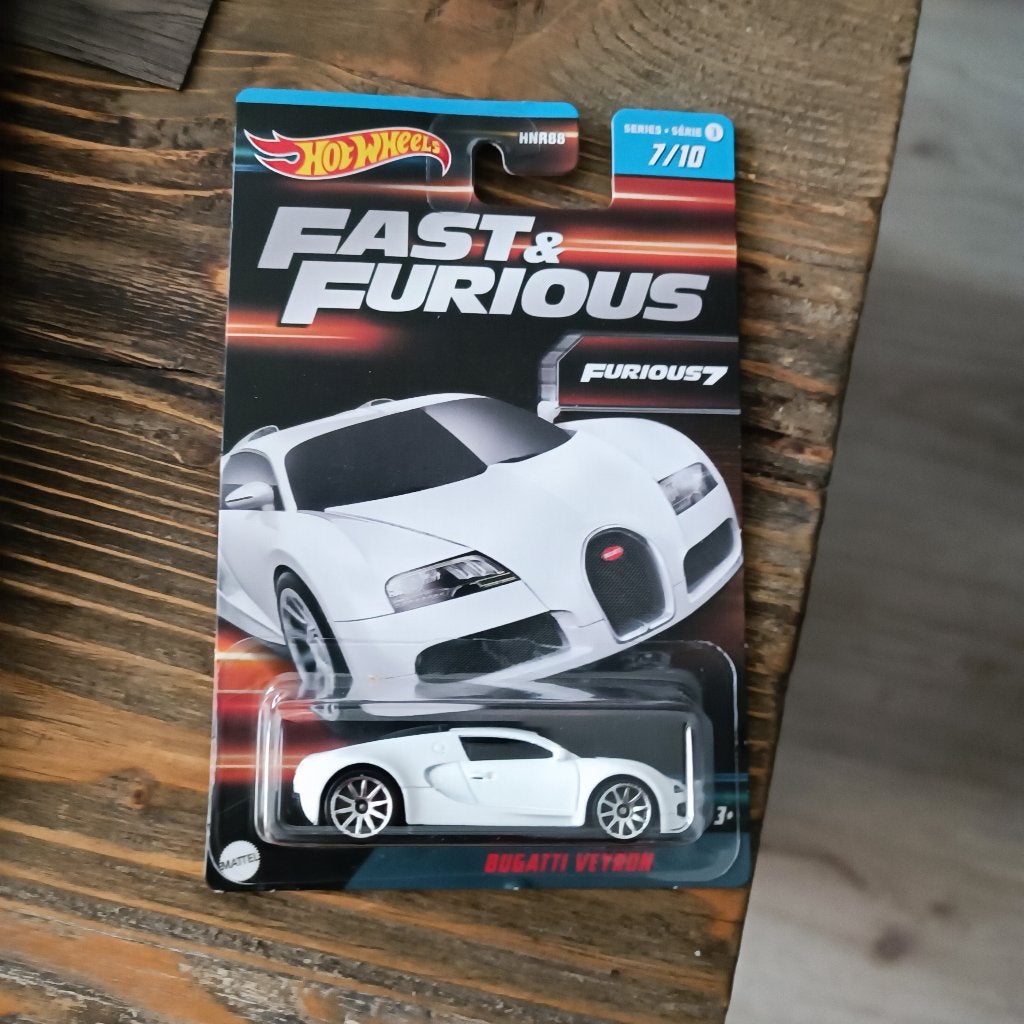 Hot Wheels Fast & Furious Bugatti Veyron 7/10 Serie 3, Ophalen of Verzenden, Nieuw, Auto