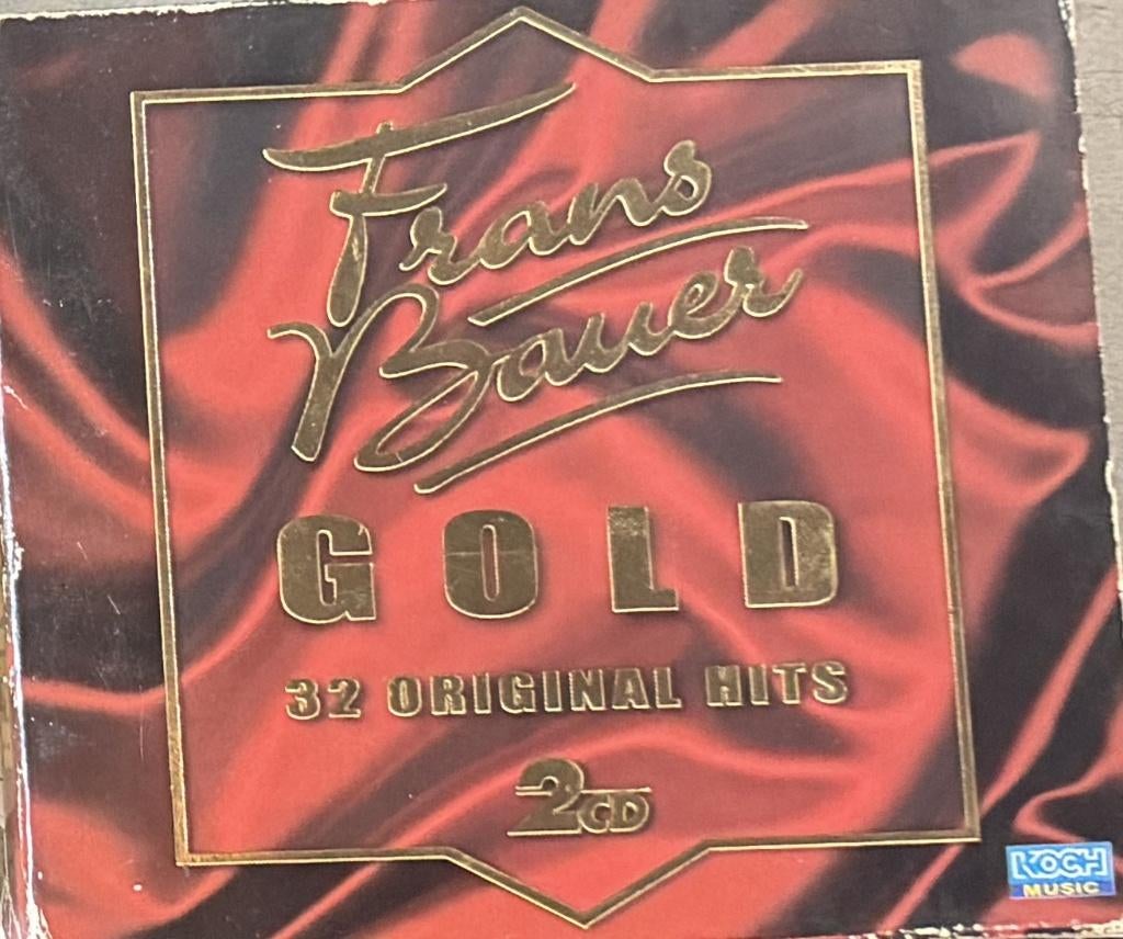 Frans Bauer Gold 32 originele  Hits 2 Cd, Ophalen of Verzenden, Zo goed als nieuw, Levenslied of Smartlap