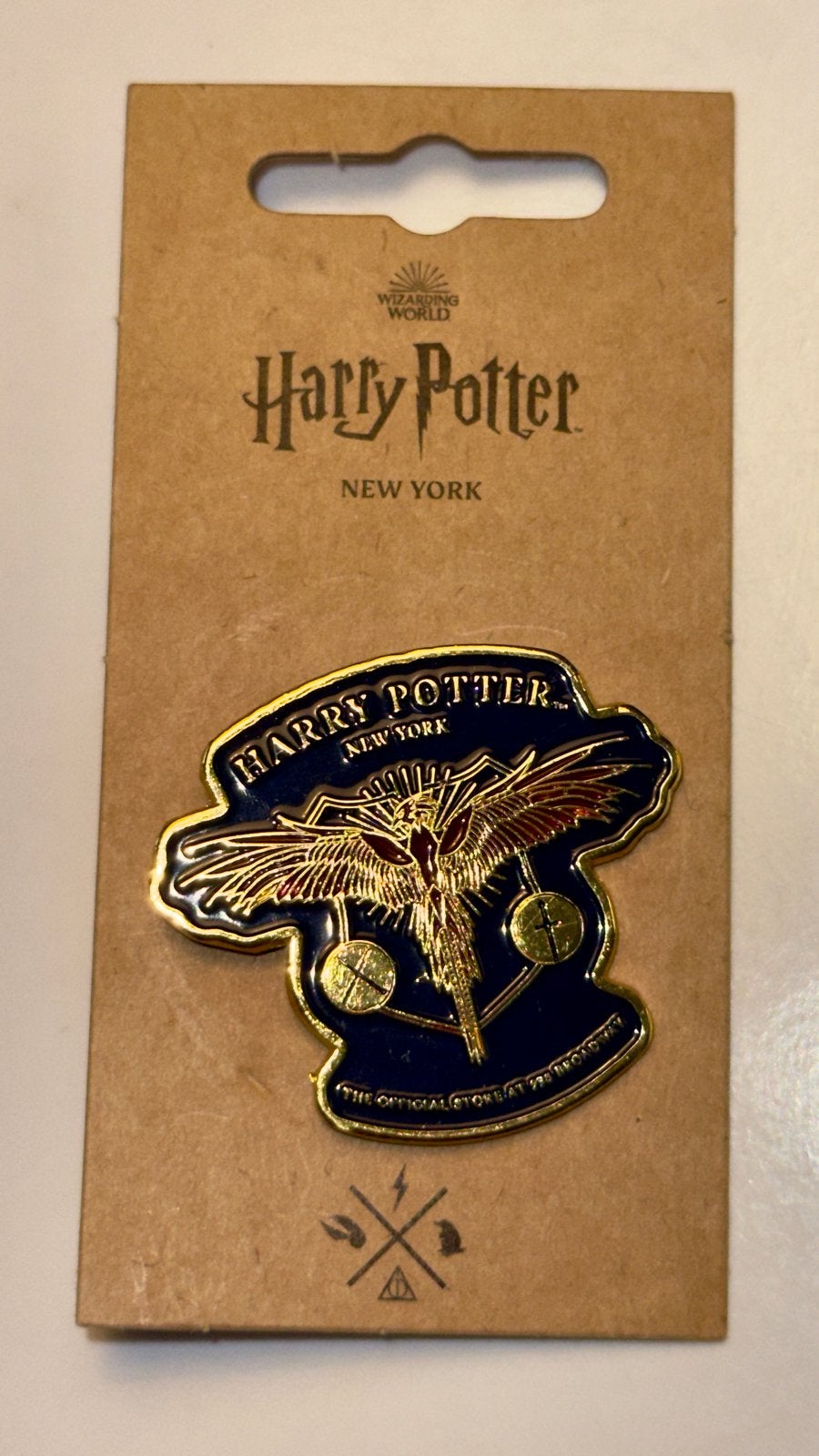 Harry Potter New York Pin - Feniks, Verzamelen, Ophalen of Verzenden, Nieuw, Overige typen