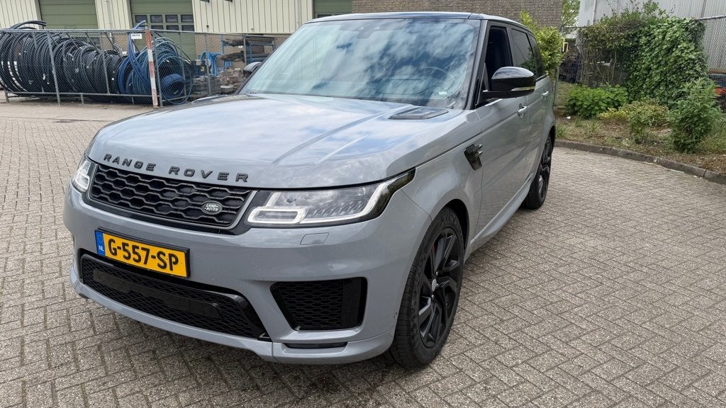 Land Rover Range Rover Sport 2.0 P400e Autobiography Dynamic, Auto's, Gebruikt, 4 cilinders, 2500 kg, Zwart