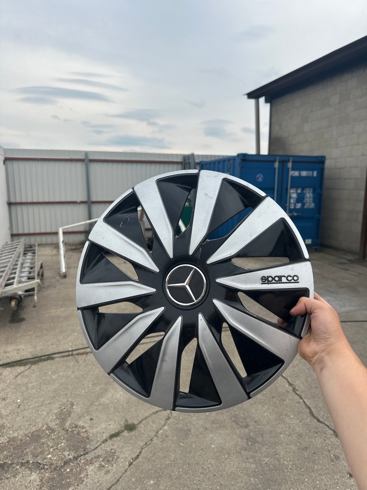 Mercedes Sparco wieldop voor velg, Auto diversen, Wieldoppen, Ophalen, Gebruikt
