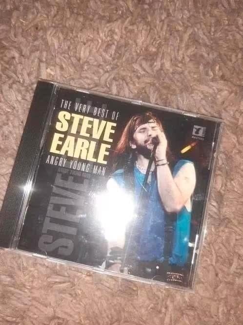 The Very Best of Steve Earle - Angry Young Man CD, Ophalen of Verzenden, Gebruikt