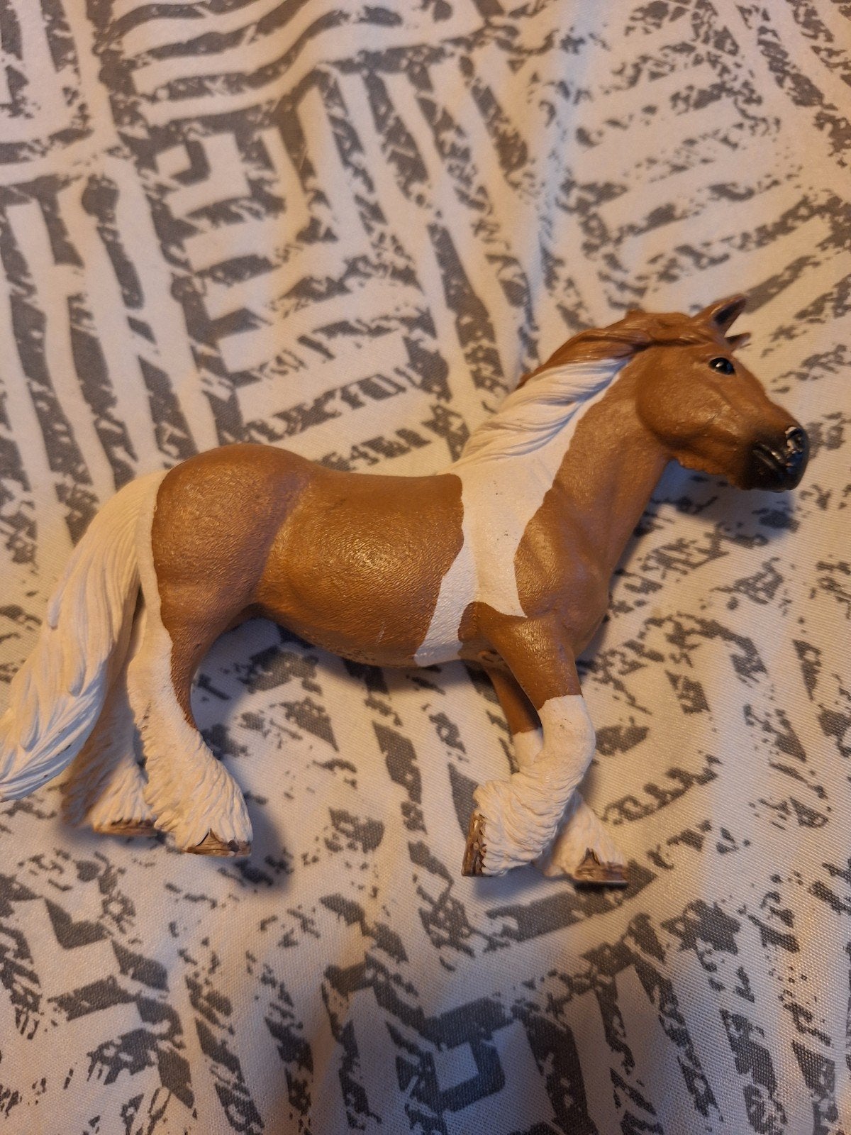 Schleich paard speelfiguur - Bruin met witte vlekken, Ophalen, Gebruikt