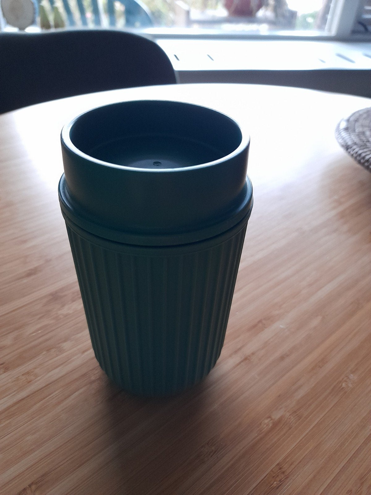 Koffiebeker to go. Ongebruikt., Kunststof, Nieuw, Ophalen of Verzenden, Groen
