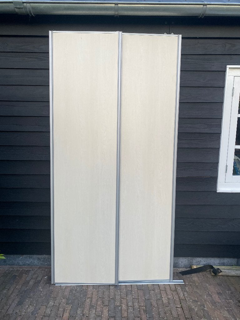 te koop schuifdeuren set essenhout kleur, Ophalen, Zo goed als nieuw