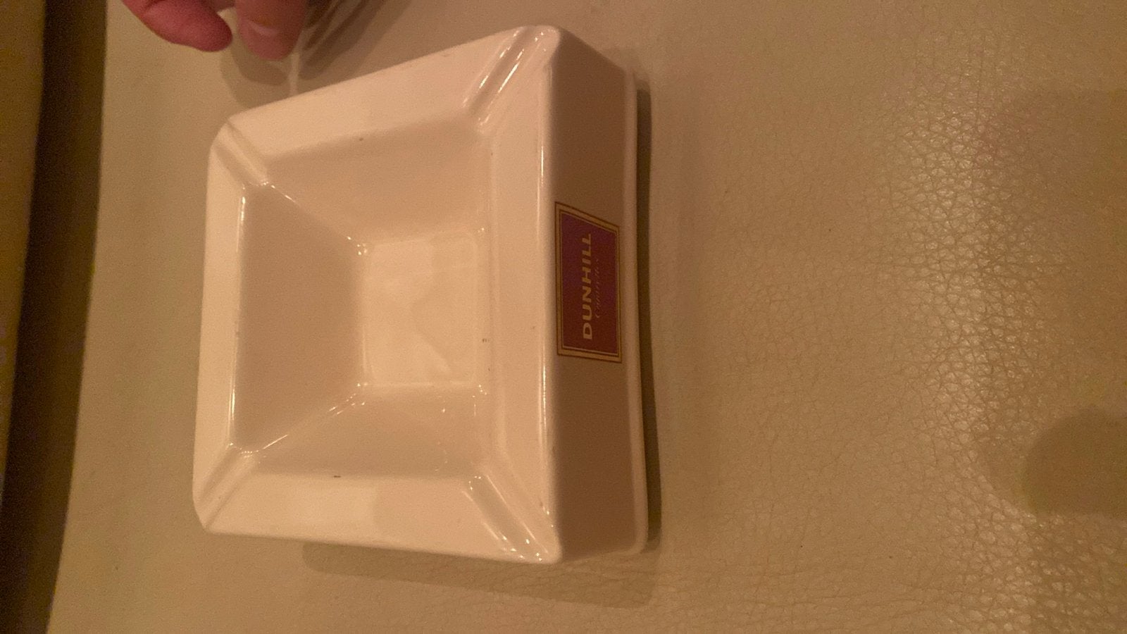 Vintage Dunhill reclame asbak voor de verzamelaar, Ophalen of Verzenden, Gebruikt, Asbak