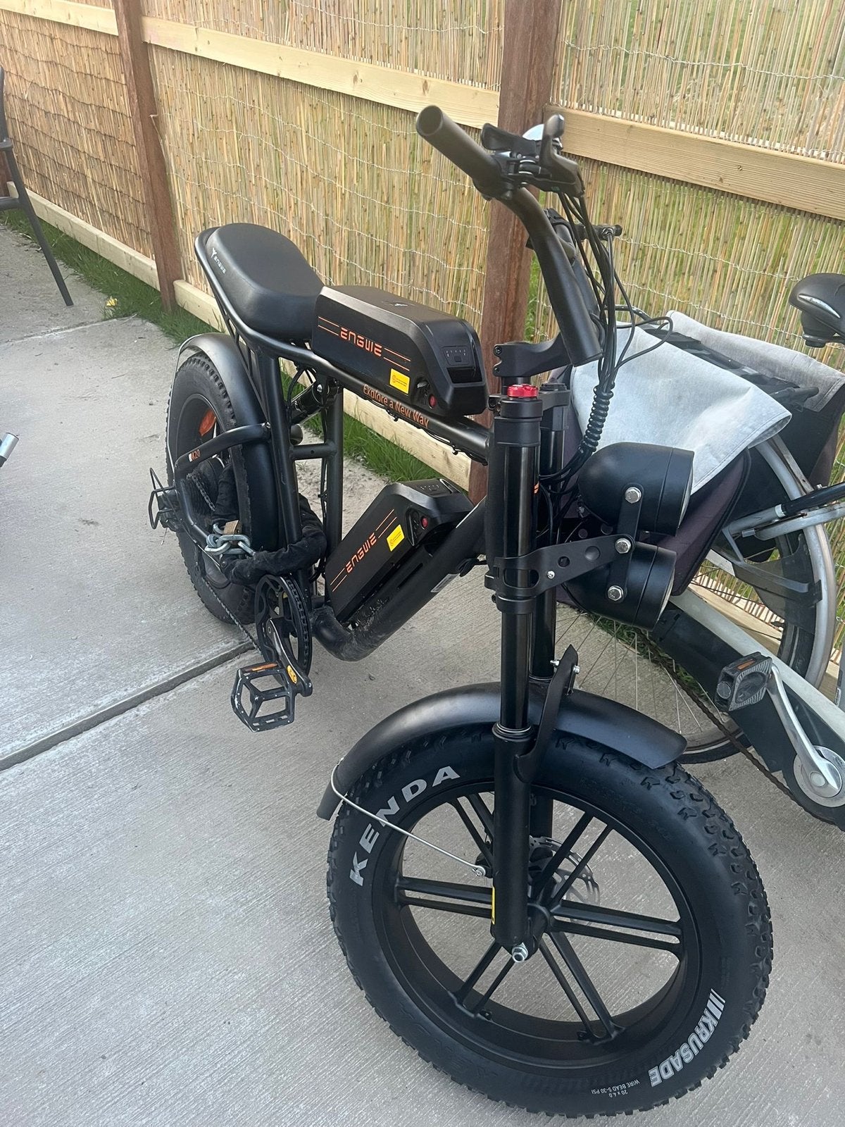 ENGWE M20 E-bike Fatbike - 2 accu's, 750W motor, Overige merken, Gebruikt, Ophalen of Verzenden, Minder dan 47 cm
