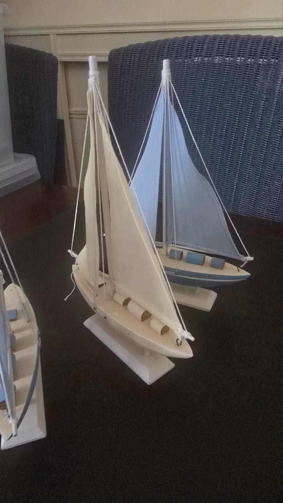 Set van 3 decoratieve zeilbootjes, Verzamelen, Ophalen of Verzenden, Gebruikt