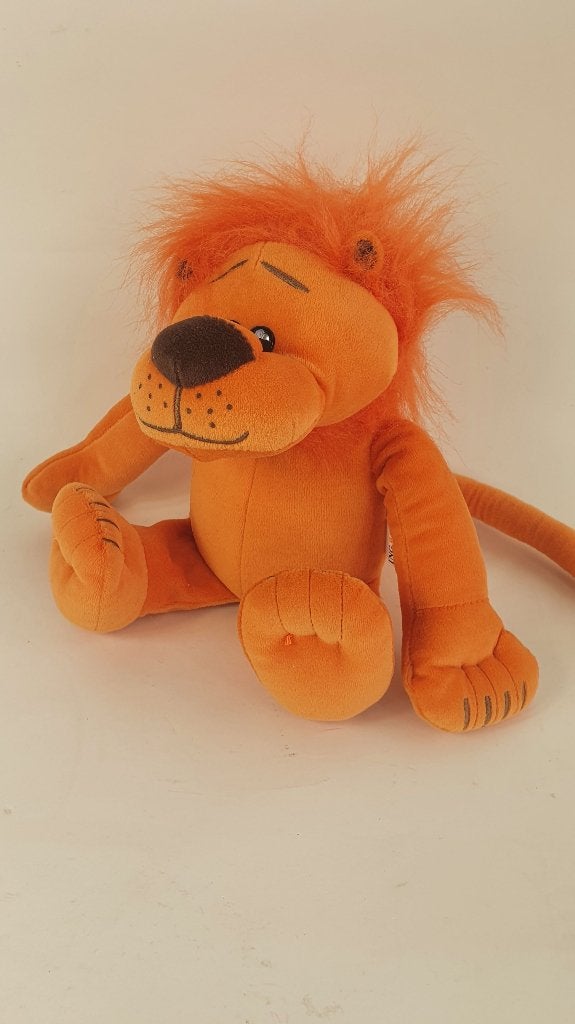 ING Leeuw knuffel spaarpot, oranje. 8B6, Tweedehands verkoop, Tweedehands verkoop, Gebruikt, Overige typen