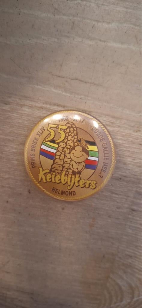 Keiebijters Helmond Button carnaval 2017 (17126), ., Ophalen of Verzenden, Zo goed als nieuw, .