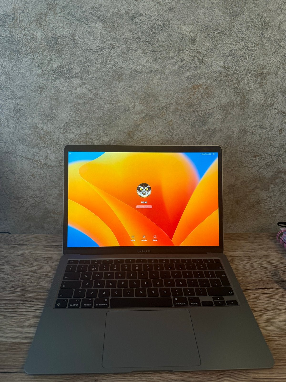 MacBook Air M1 2020 - 8GB RAM, 13 inch scherm, Computers en Software, Apple Macbooks, Ophalen, Qwerty, 8 GB, 13 inch