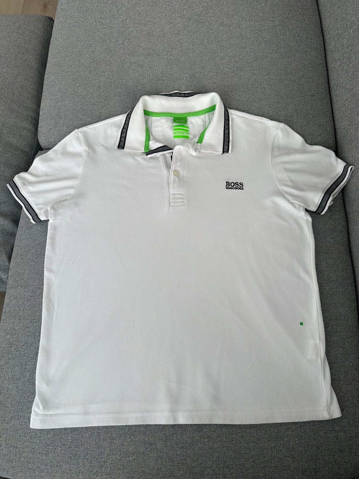 Hugo Boss Polo Modern Fit L, Maat 52/54 (L), Wit, Ophalen of Verzenden, Zo goed als nieuw