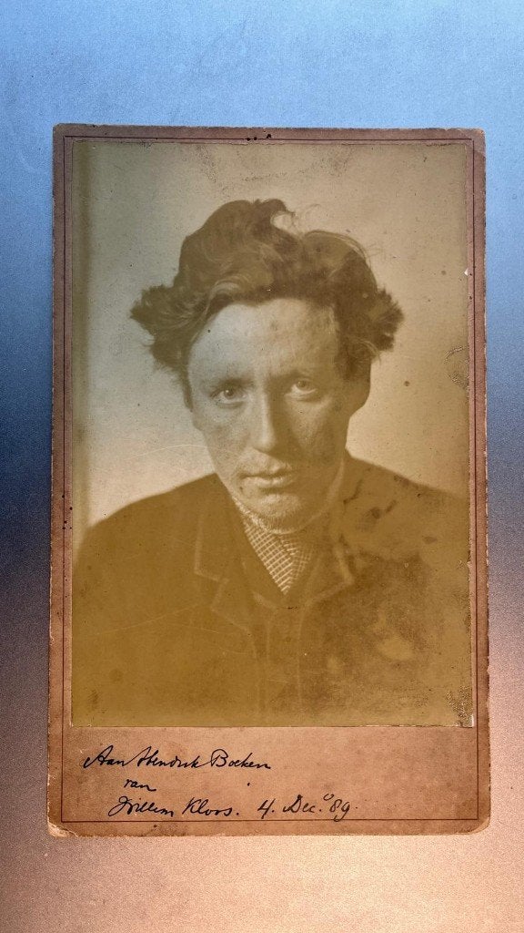 Portret Willem Kloos, Ophalen, Gebruikt, Foto, Voor 1940