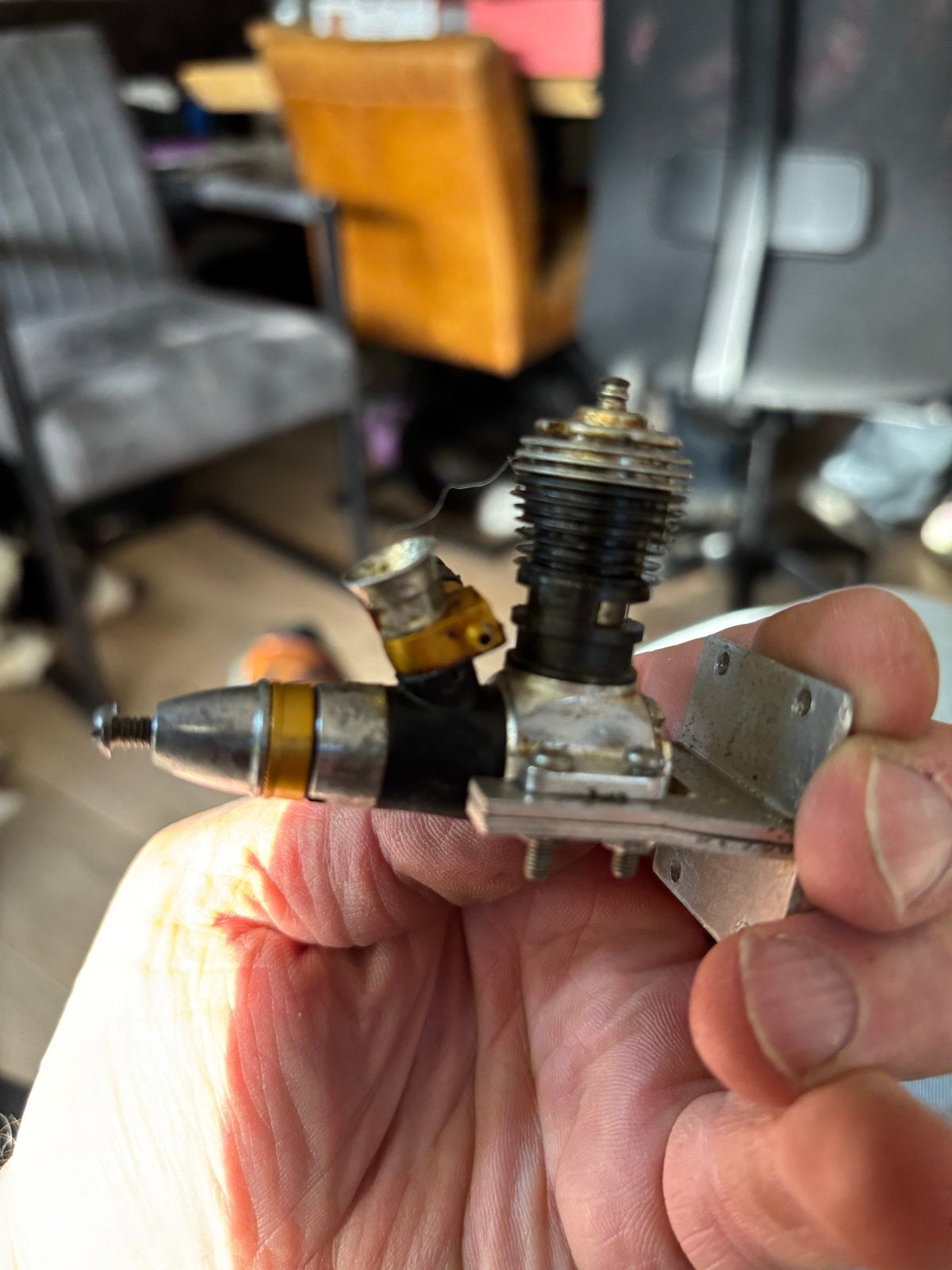 Vintage Cox mini modelmotor 1/2A – verzamelobject, Overige merken, Gebruikt, 1:50 of kleiner, Verzenden