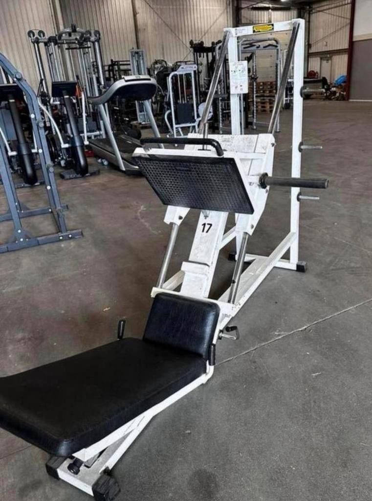 Technogym Plate Loaded 45 Graden  Legpress, Ophalen, Zo goed als nieuw, Overige typen