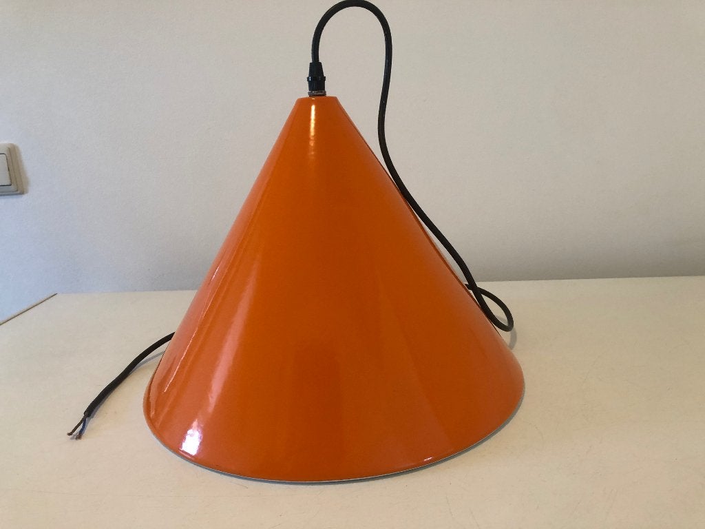 biljart lamp Louis Poulsen  jaren 70., Huis en Inrichting, Gebruikt, Metaal, Jaren 70, E27 (groot)