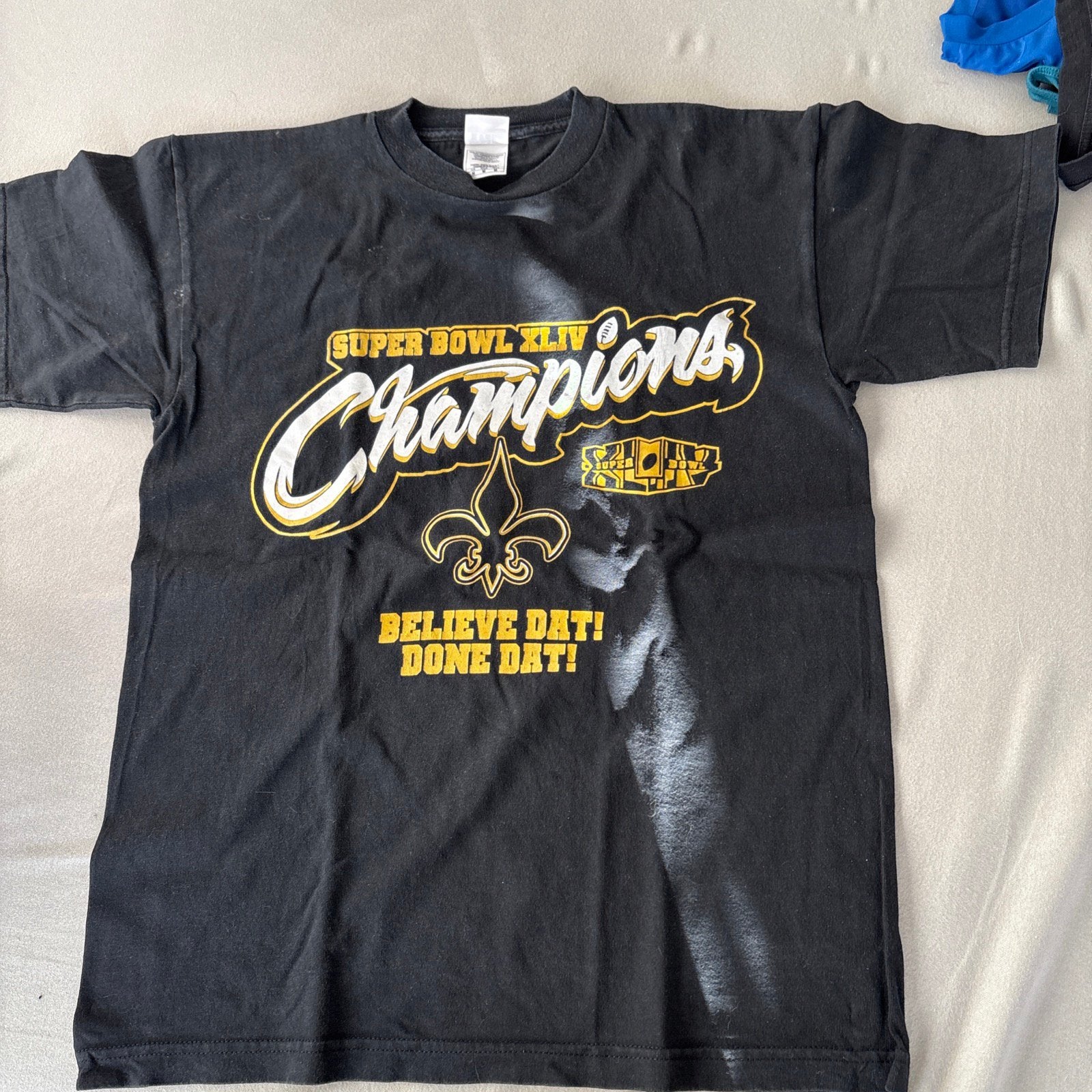 Vintage New Orleans Saints Super Bowl Shirt 2010 M, Ophalen of Verzenden, Zo goed als nieuw, Kleding