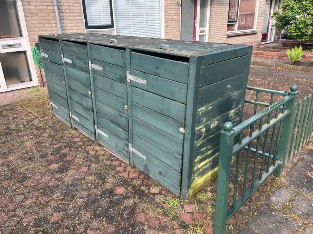 Container ombouw gratis af te halen, Ophalen, Gebruikt, Hout, Containerberging