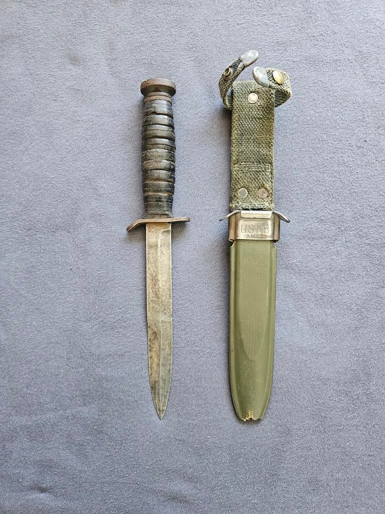 Us ww2 m3 fighting knife Utica, Ophalen of Verzenden, Amerika