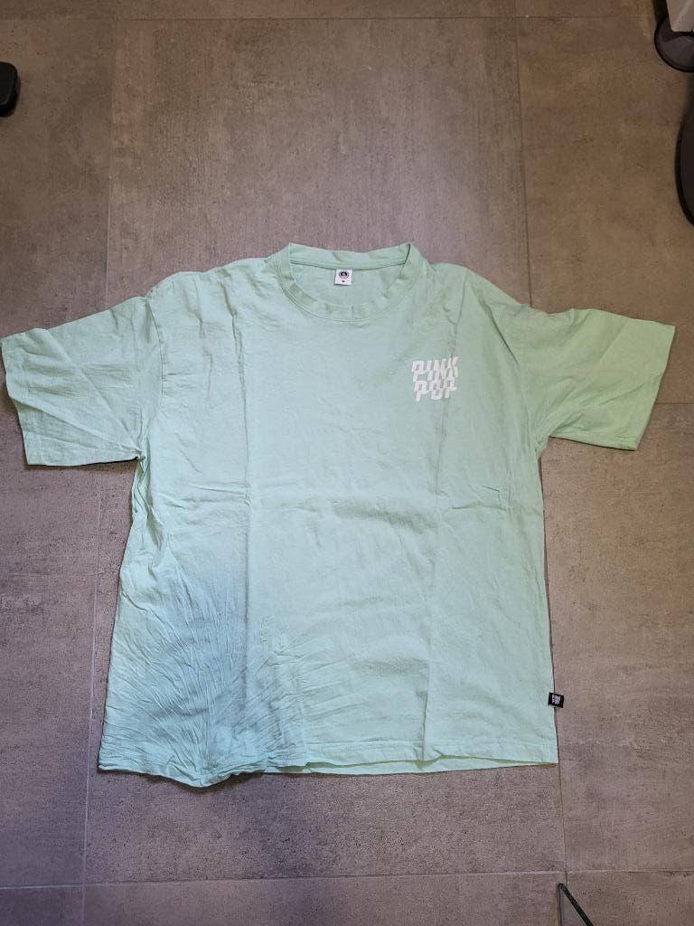 Pinkpop shirt licht groen maat M - Unisex, Ophalen of Verzenden, Zo goed als nieuw, Maat 48/50 (M), Groen
