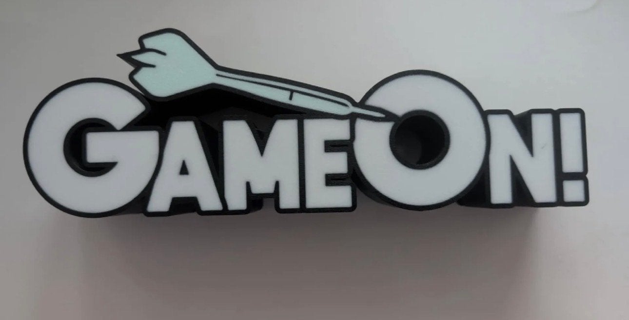 Game On! Dartbordhouder / Darten display met Led, Sport en Fitness, Darts, Verzenden, Nieuw, Overige typen