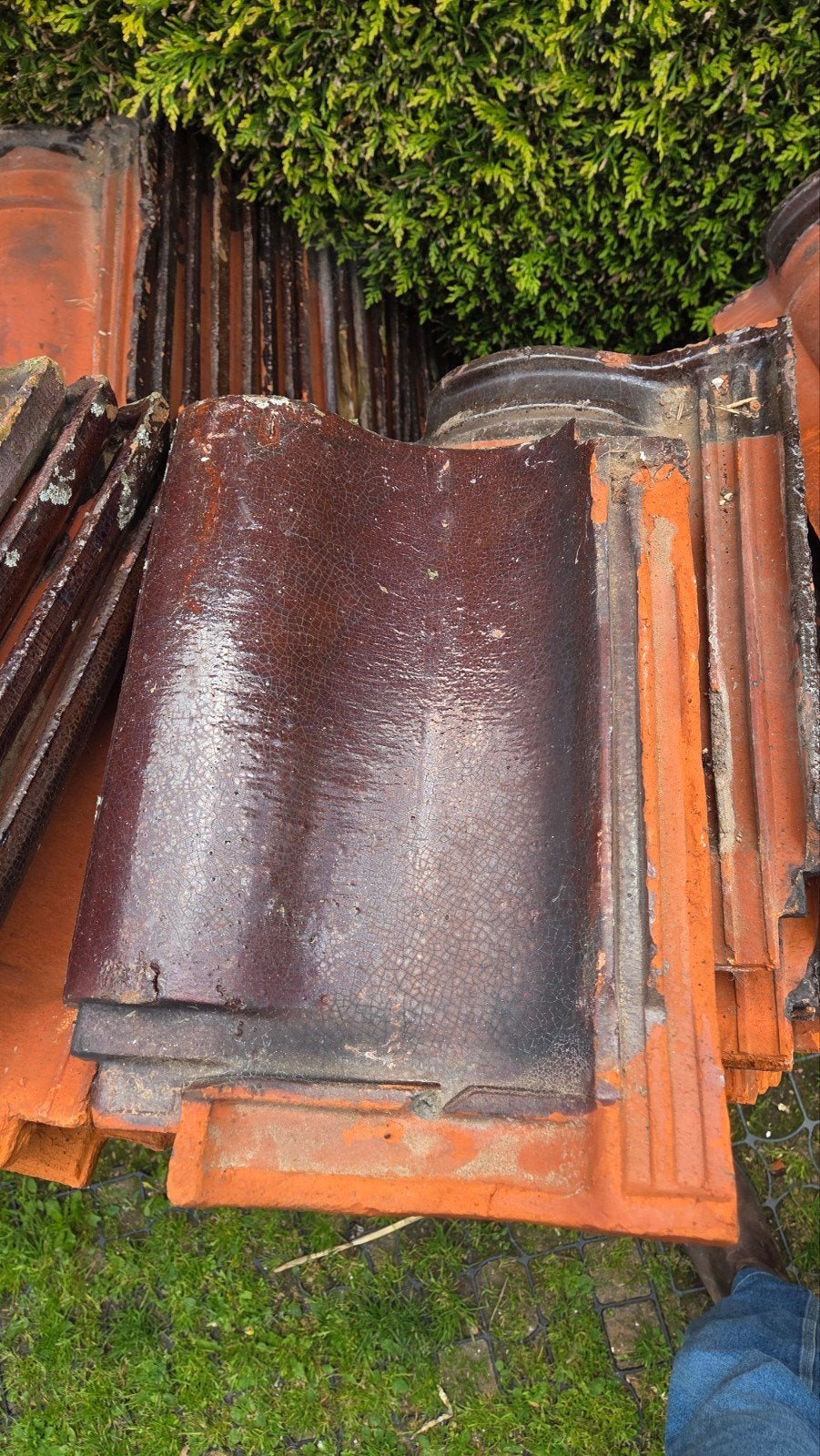 Dakpannen GRATIS, Ophalen, Steen of Klei, 15 m² of meer, Dakpannen