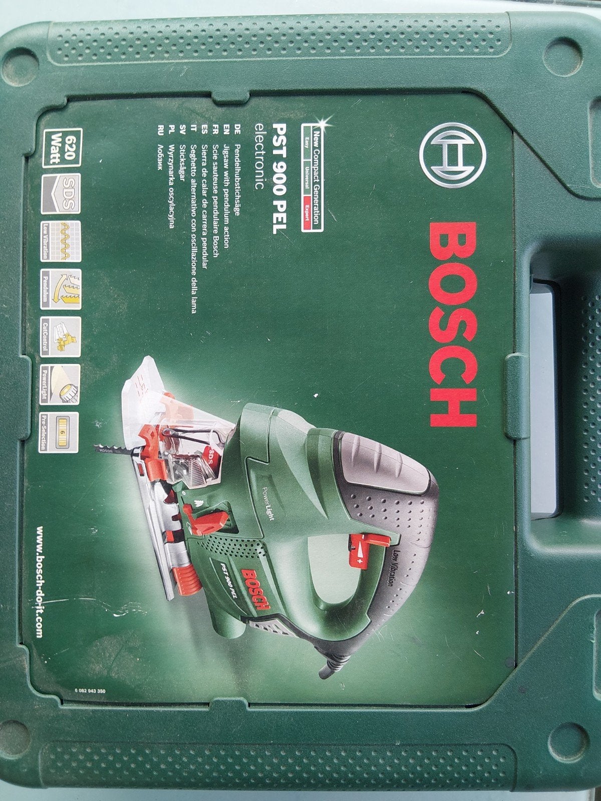Bosch PST 900 PEL Decoupeerzaag - 620 Watt, Ophalen, Gebruikt, 600 tot 1200 watt, Bosch